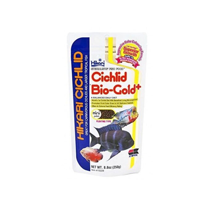 Hikari Chiclid bio gold 250gms fish food - Image 1