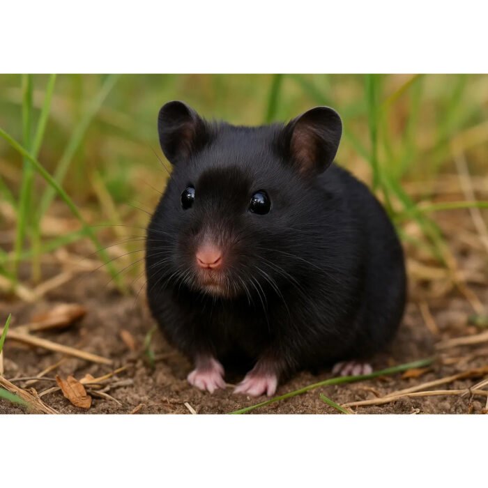 Syrain Hamster Black